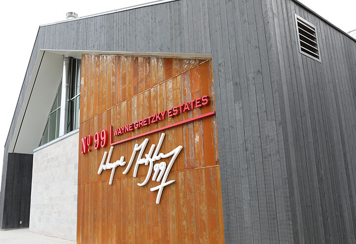 Outside view of winery 