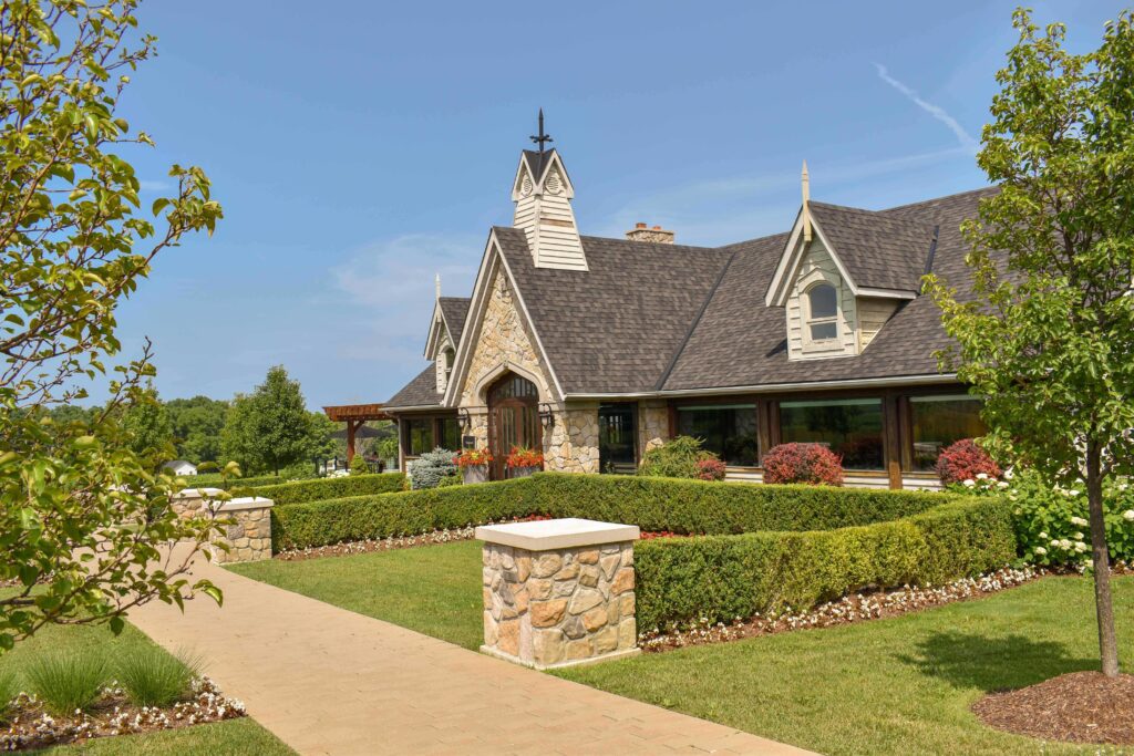 entrance to winery 